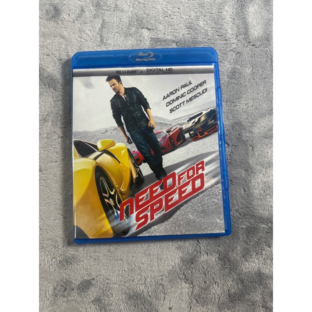 Need for Speed Blu-ray Aaron Paul Dominic Cooper Action Movie 2014